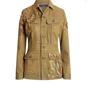 Ralph Lauren Collection's Bacall Pre-Spring 2023 Floral Field Jacket